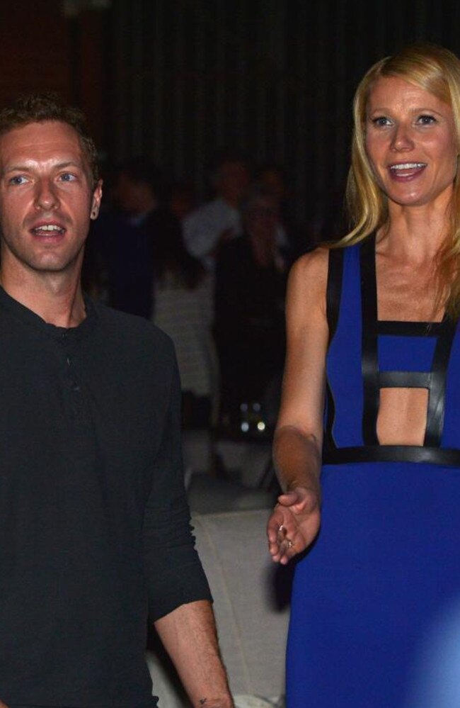 Splitsville ... Chris Martin and actress Gwyneth Paltrow. Picture: Charley Gallay/Getty Images for Entertainment Industry Foundation