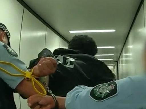 The man was allegedly intoxicated and disruptive during the international flight. Picture: Australian Federal Police.