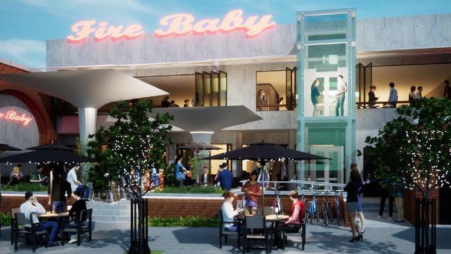 Artist impression of the proposed Five Baby restaurant at Welch Street, Southport. It has been proposed by Michael Geoffrey Read