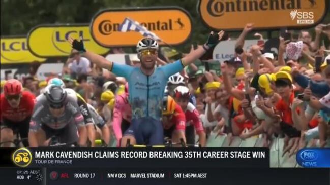 Mark Cavendish breaks insane Tour de France record