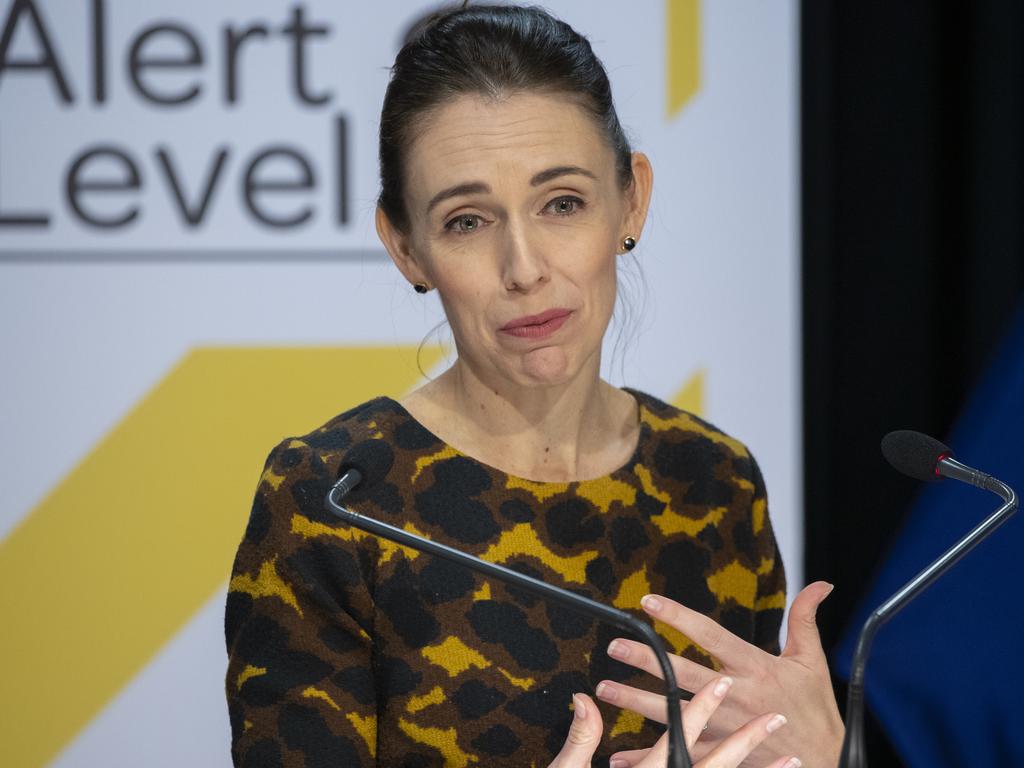 The Blues came under fire for a reference to Prime Minister Jacinda Ardern.