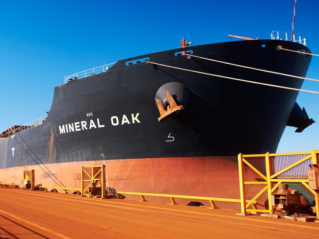 BHP bulk carrier Mineral Oak at Port Hedland