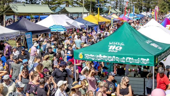 Crowds at the Redcliffe Festival of Sails last year. This year’s event has been cancelled. Picture AAP/Richard Walker