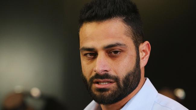 AFL diversity manager Ali Fahour apologised for his king hit. Picture: Getty Images