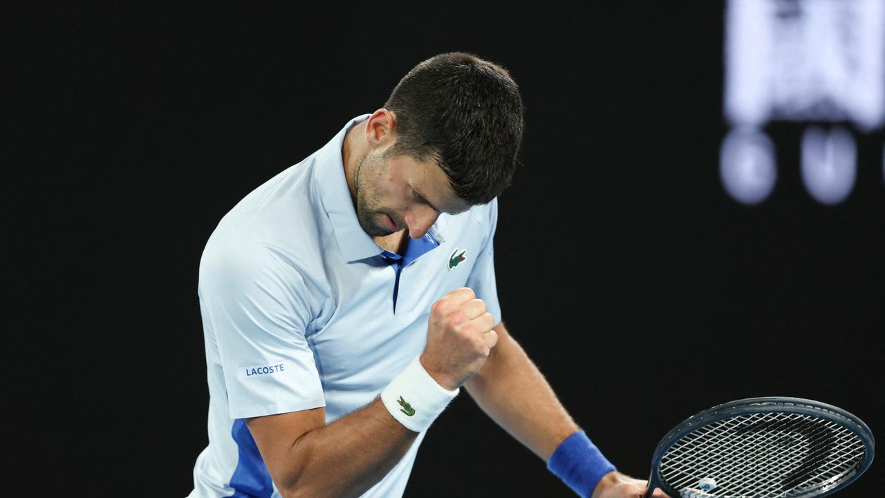 Djokovic is a man of unbridled competitiveness. (Photo by Martin KEEP / AFP)