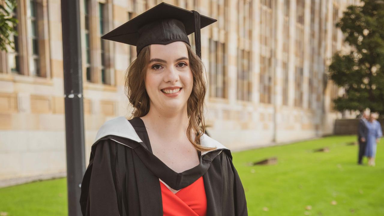 UQ Valedictorian of Law Caitlyn Donohoe.