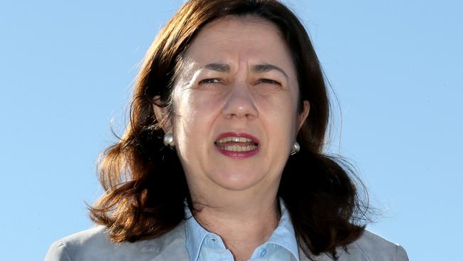 Annastacia Palaszczuk Premier of QLD, at a presser addressing housing construction in QLD, at Spring Mountain, Monday 22th June 2020 - Photo Steve Pohlner