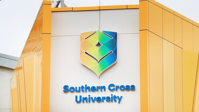 The Southern Cross University Gold Coast campus at Bilinga was in shut down on Wednesday after a visiting staff member was identified with COVID-19. Photo: SCOTT POWICK