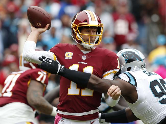 Quarterback Alex Smith is searching for his 2017 form. Picture: Getty Images