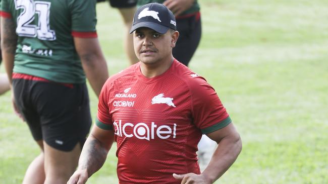 Latrell Mitchell during his first training session at Redfern Oval. Picture: Dylan Robinson