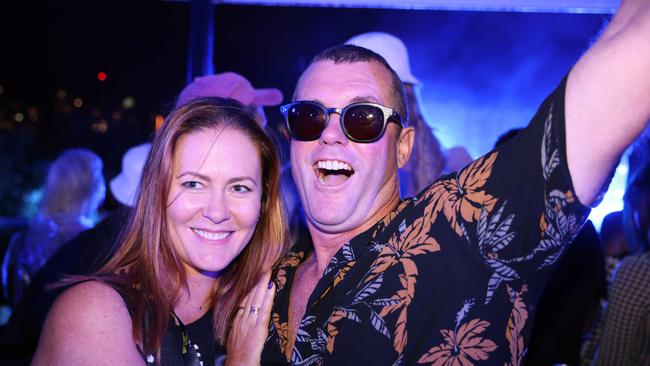 Elli Ritchie and Brad Ritchie at the Out 2 Lunch Festival 2025 on Saturday at Broadwater Parklands Southport for Gold Coast at Large. Picture, Portia Large.