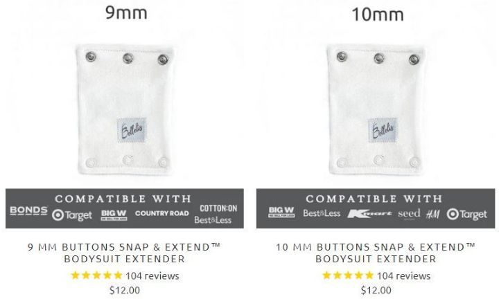 Snap & Extend - baby bodysuit extender · Bellelis Australia Pty Ltd