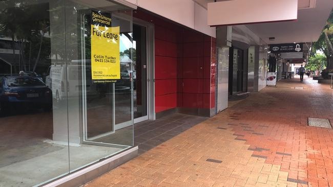 Vacant tenancies plague Cleveland CBD. Picture: Kara Sonter