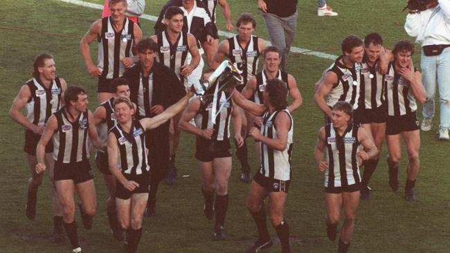 Laura Kane’s dad predicted a 1990 Collingwood premiership when she was born in St Andrews hospital across the road from the MCG that year.