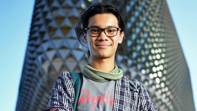 PhD student Ben Leow at SAHMRI. Picture: Tom Huntley