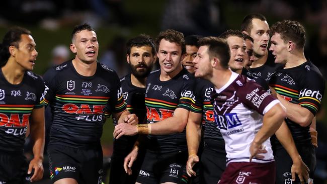 Penrith have won back to back games for the first time this season. Photo by Cameron Spencer/Getty Images.