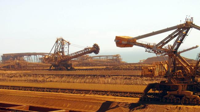 The news of the lockdowns in Perth comes as iron ore exports from the Pilbara face disruptions from a new cyclone approaching the coast. Picture: AFP