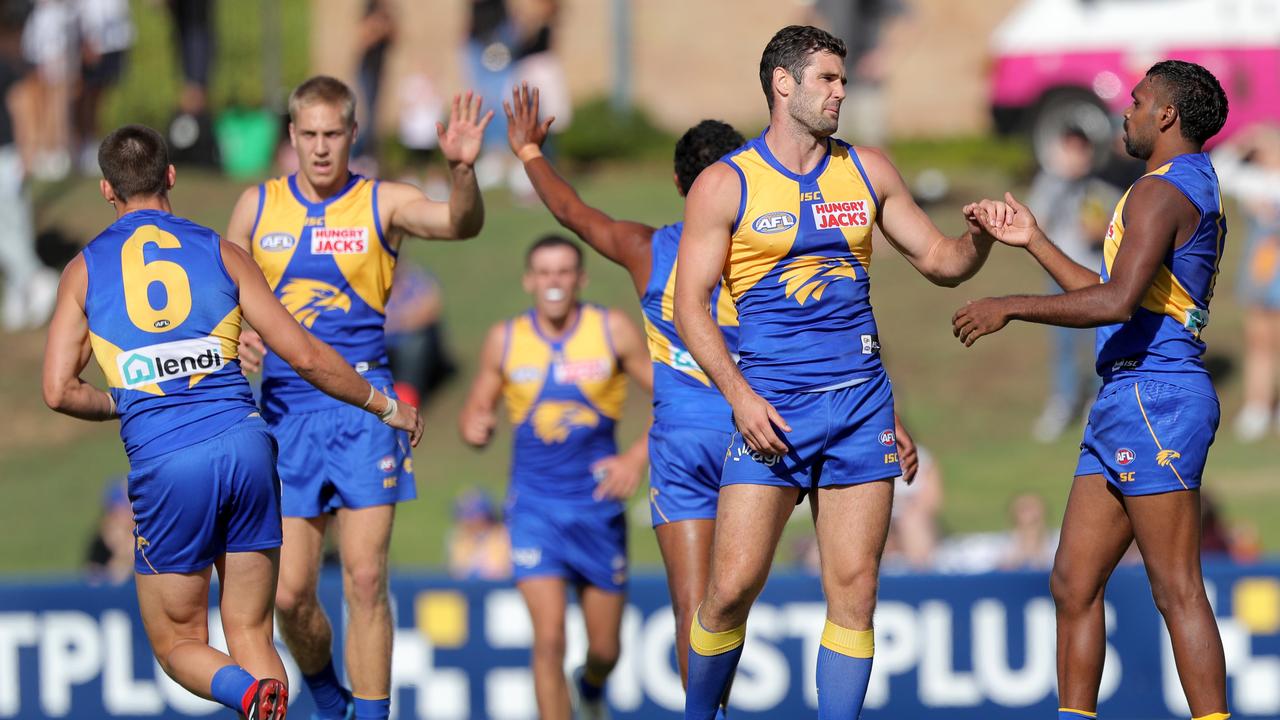 AFL JLT pre-season 2019: West Coast Eagles defeat Geelong Cats, results ...