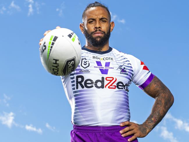 Josh Addo-Carr was never keen on playing under Michael Maguire at Wests Tigers. Picture: Bradley Kanaris/Getty Images