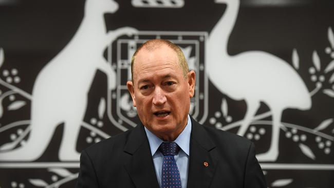 Senator Fraser Anning has been widely criticised for posting an anti-muslim statement in regards to the New Zealand mosque attacks. Picture: AAP 