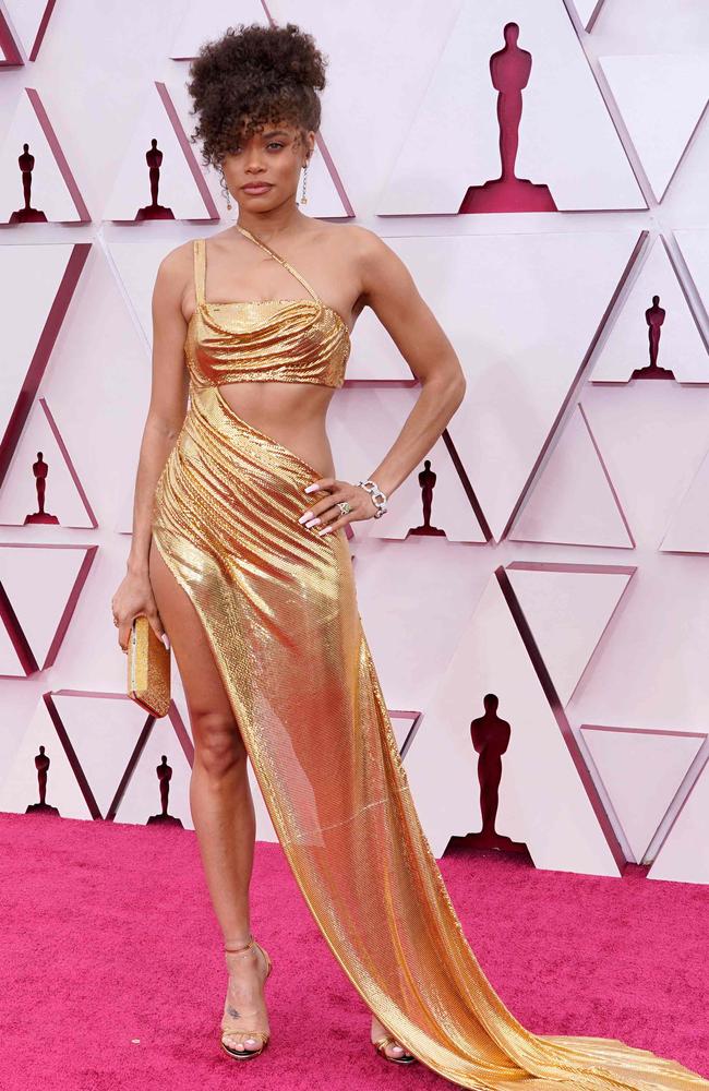US actress and singer Andra Day was nominated for her portrayed Billie Holiday. Picture: POOL / AFP.