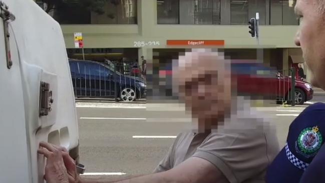 The pensioner was arrested in Edgecliff. 