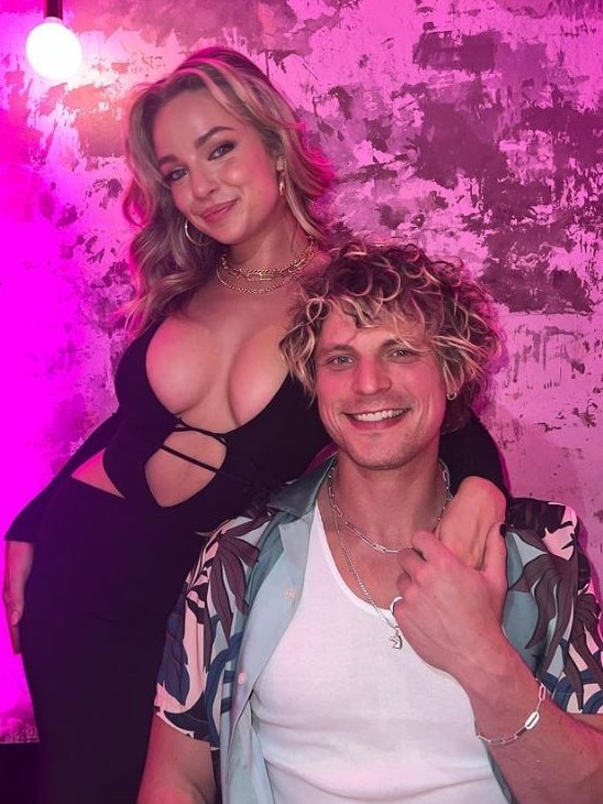 Abbie and boyfriend Konrad have been open about their relationship style. Picture: Instagram/Abbie Chatfield