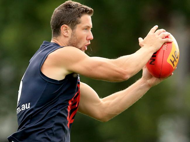 James Frawley is expected to leave the Demons. Picture: Wayne Ludbey