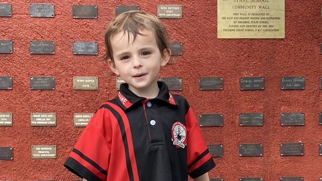 Ruby is the only Prep student at Theebine State School this year.