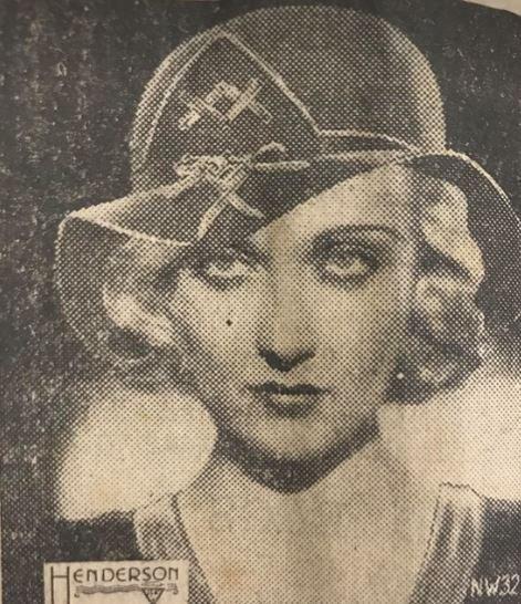 The Carole Lombard style hat. Picture: Crystal Jones