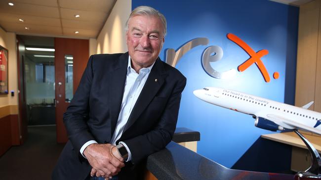 Regional Express (Rex) deputy chairman John Sharp said the sale would boost tourist numbers between the two major cities. Picture: Britta Campion / The Australian