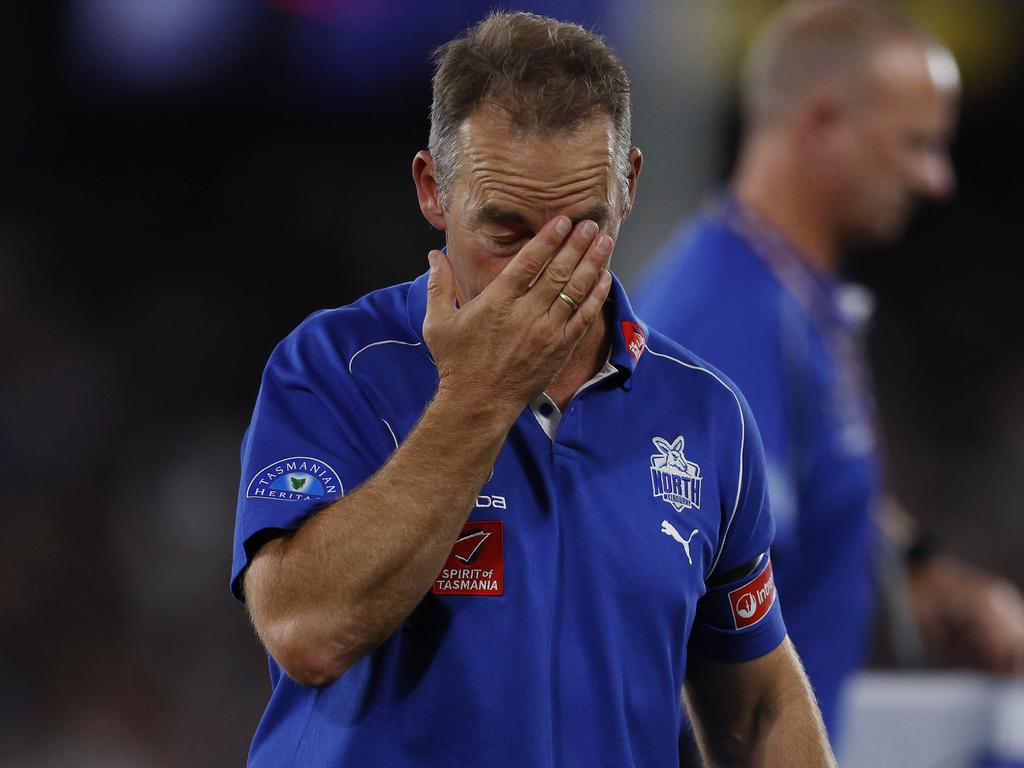 Alastair Clarkson has plenty of problems. Picture: Michael Klein