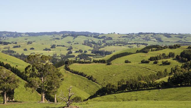 The beautiful landscape around Meeniyan.