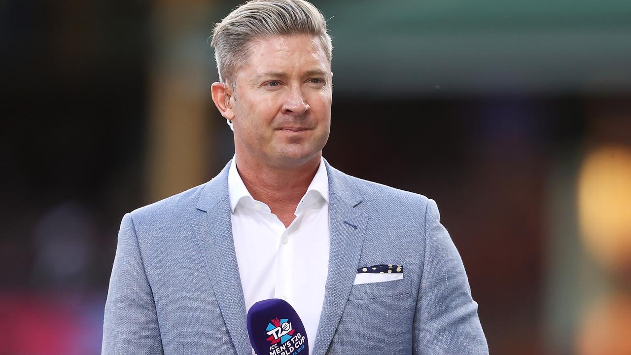 Michael Clarke did not hold back. Photo by Mark Kolbe/Getty Images.