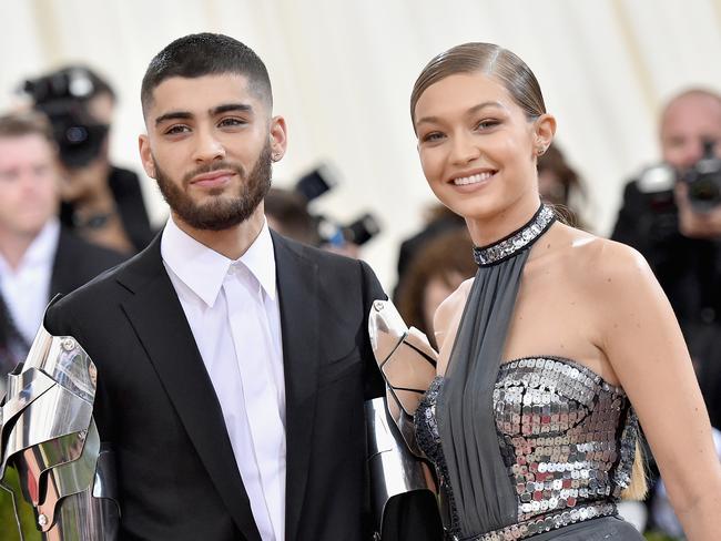 Gigi Hadid, right, and Zayn Malik have split. Picture: Getty Images