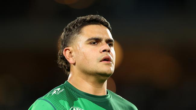 Latrell Mitchell was absent from training on Tuesday, after being given permission to return home to Taree. Picture: Getty Images.