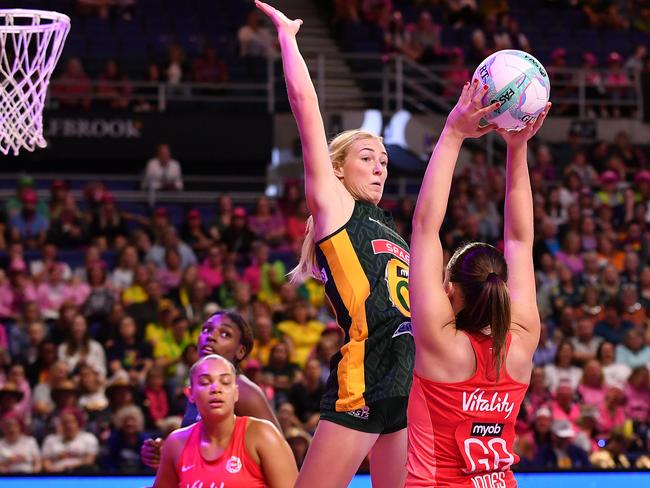 Sanmarie Visser of South Africa replaces Shamera Sterling-Humphrey on the Thunderbirds roster. Picture: Sanka Vidanagama/NurPhoto via Getty Images