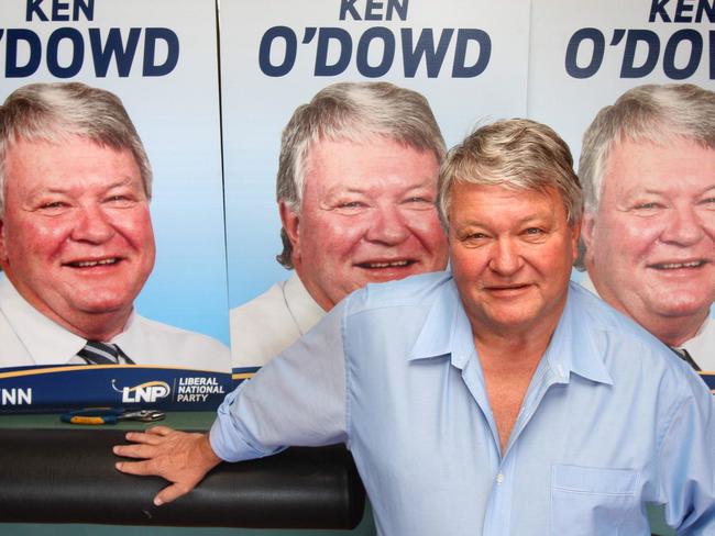 Out like Flynn ... LNP candidate Ken O'Dowd. Picture: Darren England