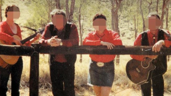 Tim Colt, second left, fathered a child with Martha, second right, who became a lover and parent with her brother, Charlie, right.