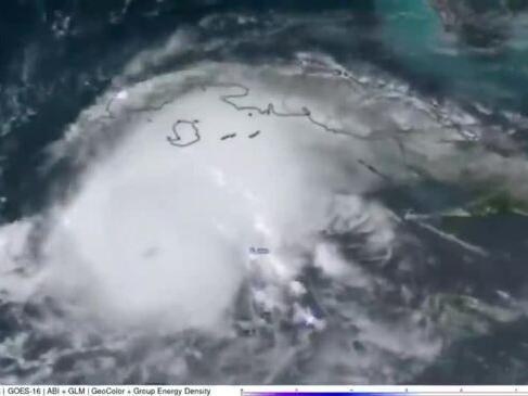 Satellite Imagery Shows Beryl 'Charging' Across the Caribbean