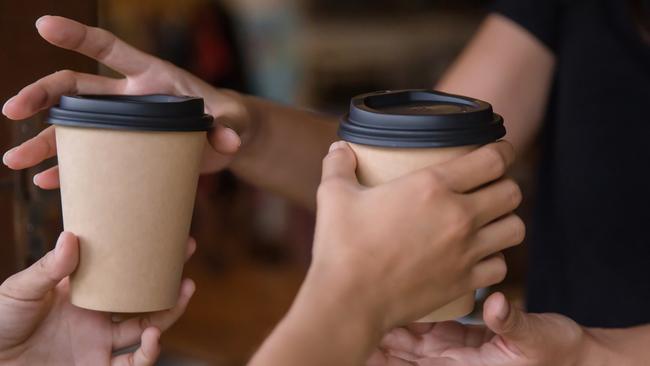 WA is banning non-compostable single-use coffee cups from March 2024. Picture: iStock