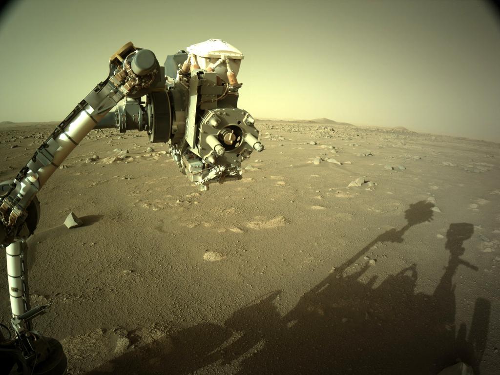 NASA’s Perseverance rover is currently exploring Mars. Picture: AFP / NASA/JPL-CALTECH