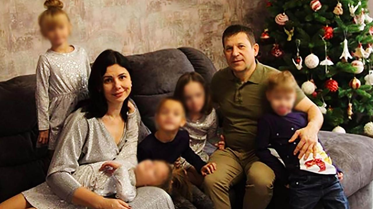 Alexey now looks after the five children they adopted