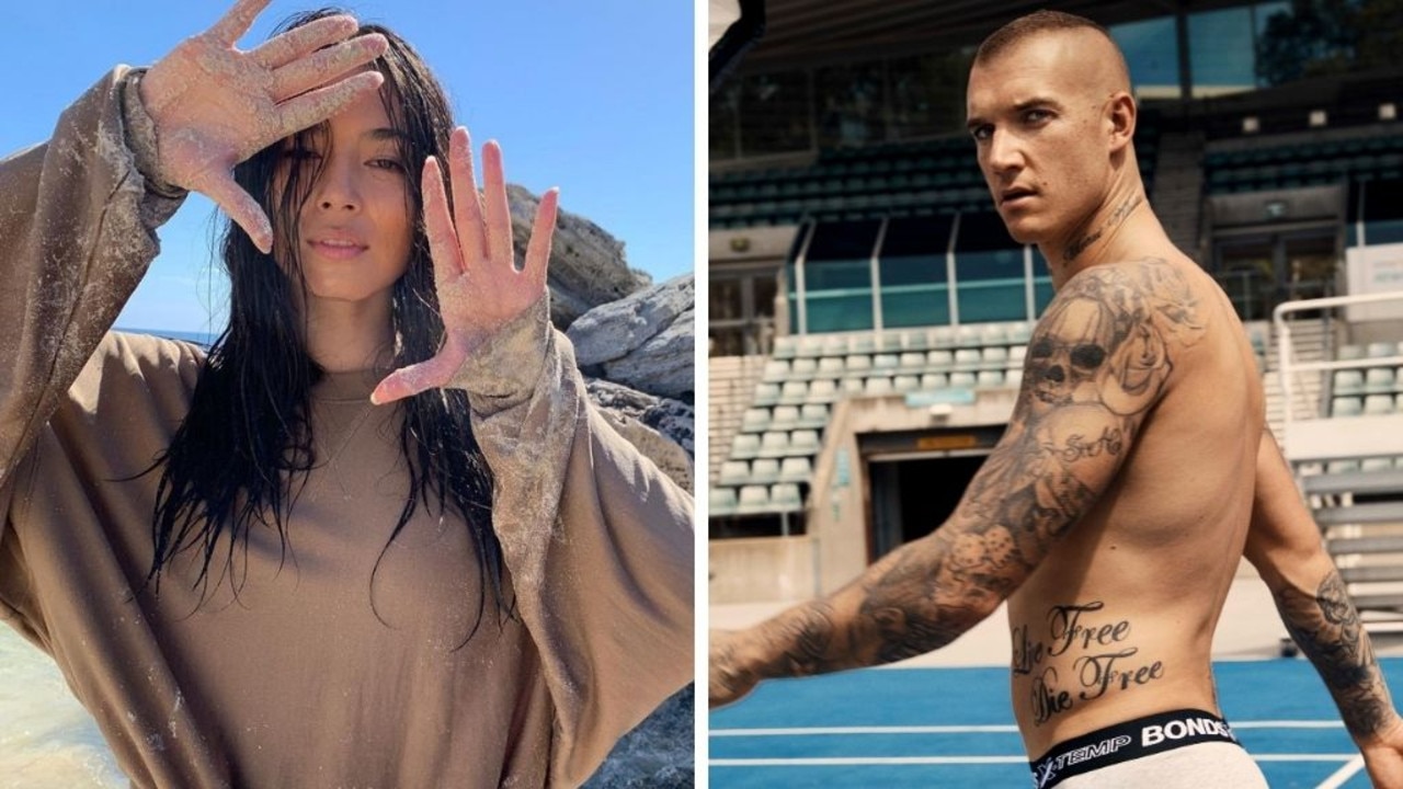 Dustin Martin has been linked to Jessica Gomes. Picture: Instagram, Supplied