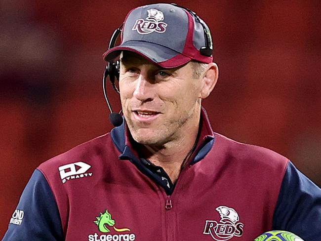 BRISBANE, AUSTRALIA - SEPTEMBER 12: Reds coach Brad Thorn is seen prior to the Qualifying Final Super Rugby AU match between the Queensland Reds and Melbourne Rebels at Suncorp Stadium on September 12, 2020 in Brisbane, Australia. (Photo by Chris Hyde/Getty Images)