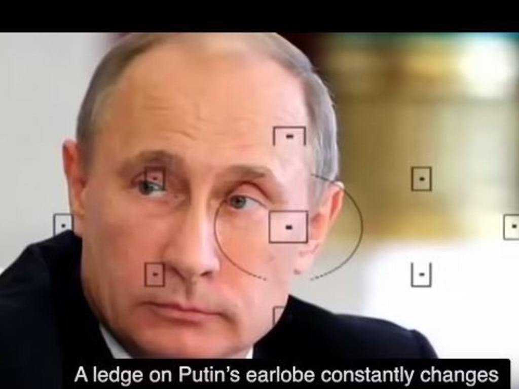 A new viral video has suggested Vladimir Putin has been using body doubles. Picture: Supplied