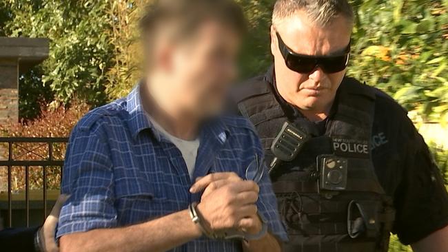 David Bagster was arrested at his Kiama home in October last year. Picture: NSW Police Force.