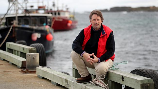 Former King Island councillor Duncan McFie at the King Island Marina. His resignation sparked a recent by-election.