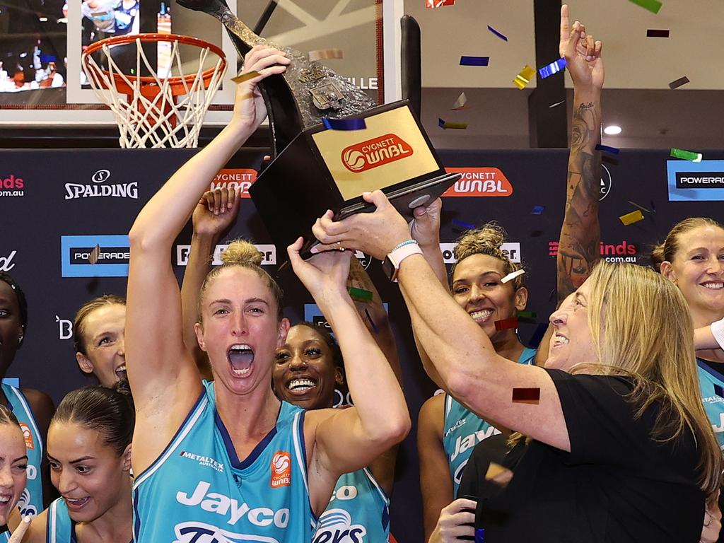 The Southside WNBL25 squad will look different to last season’s title winning team. Picture: Kelly Defina/Getty Images