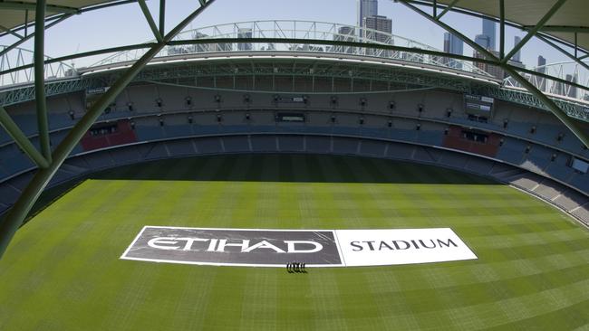 AFL plans to spend money on Etihad Stadium. Picture: Herald Sun